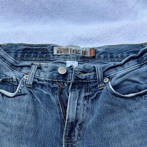 Aeropostale Windfield Vintage Distressed Bootcut Jeans